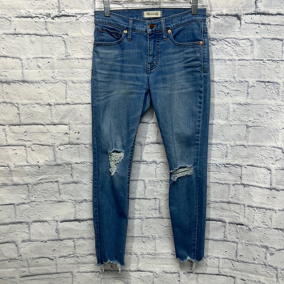 Madewell 9” High Rise Skinny Jeans - Picture 1 of 6
